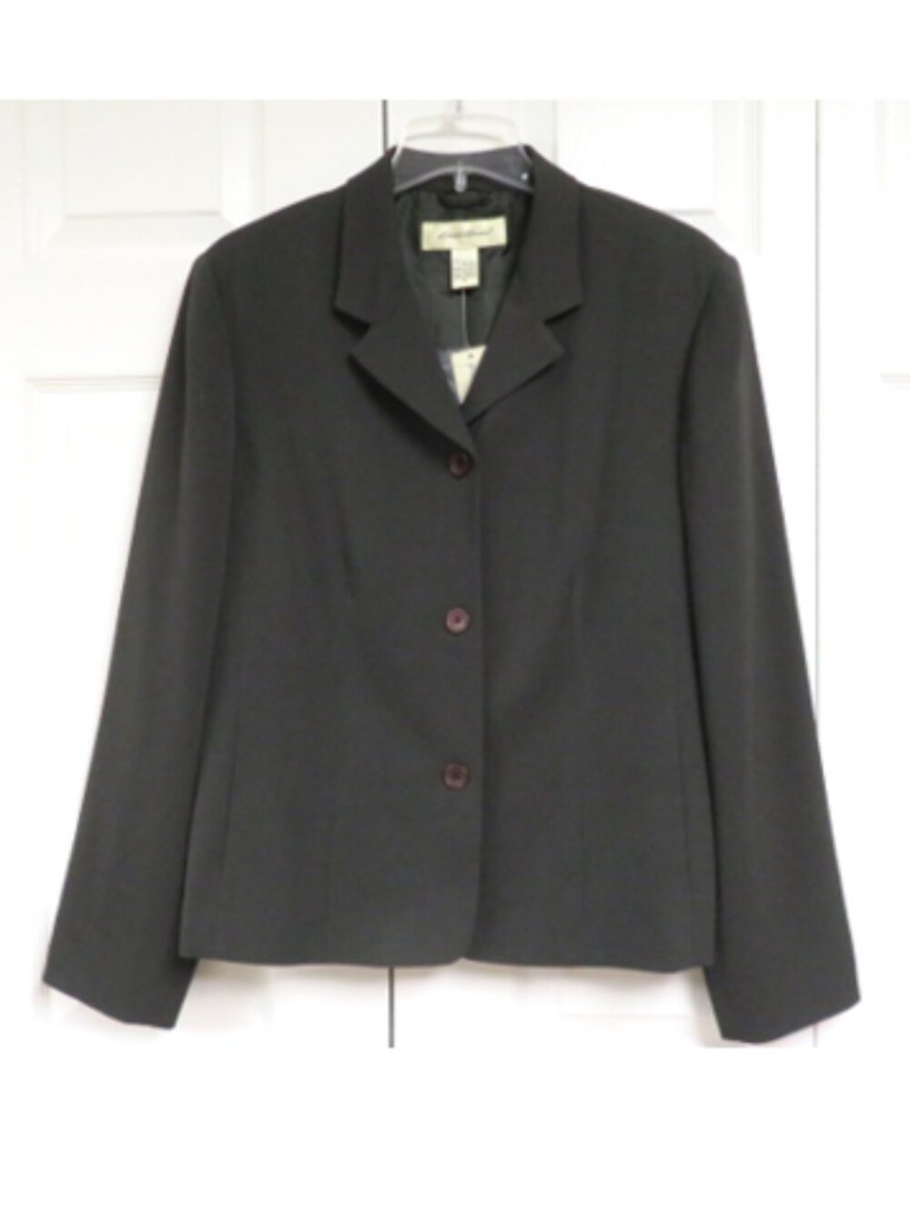 Eddie Bauer Blazer Jacket Olive Green Solid Size 14